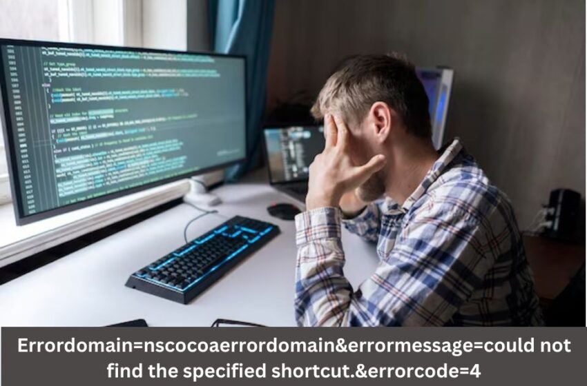  Troubleshooting “Errordomain=nscocoaerrordomain&errormessage=could not find the specified shortcut.&errorcode=4” And How To Resolve It